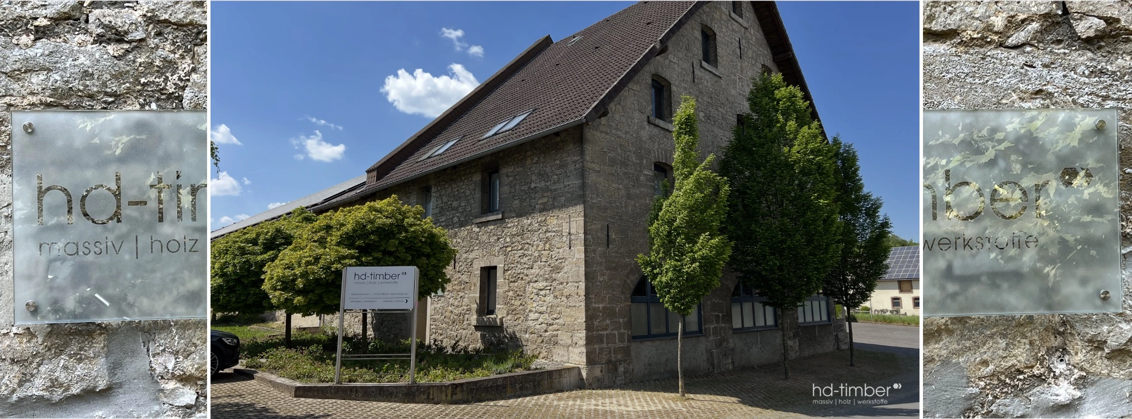 Historisches Firmengebäude von HD-Timber, erbaut 1889 – ehemalige Zehntscheune des Bökerhofes in Bökendorf